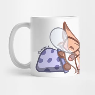 Cute Kawaii Nerd Fox asleep Mug